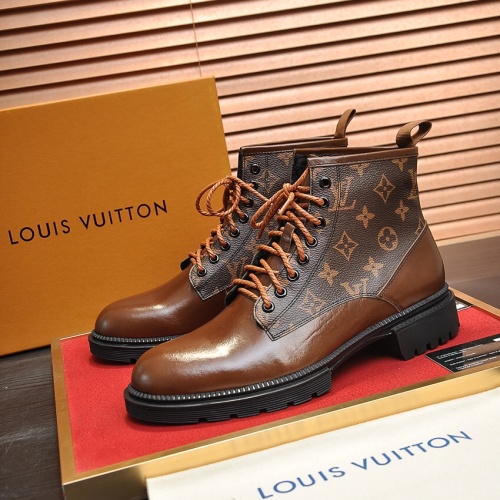 Wholesale Louis Vuitton Boots For Men #1266387 $125.00 USD, Wholesale Quality Replica Louis Vuitton Boots