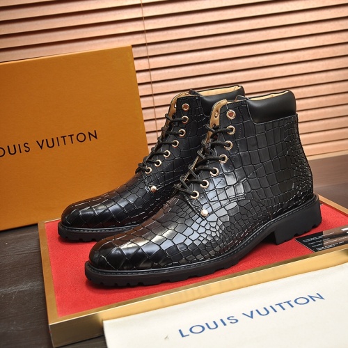 Wholesale Louis Vuitton Boots For Men #1266393 $112.00 USD, Wholesale Quality Replica Louis Vuitton Boots