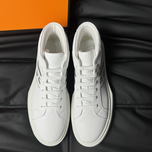 Replica Hermes High Tops Shoes For Men #1266406 $82.00 USD for Wholesale