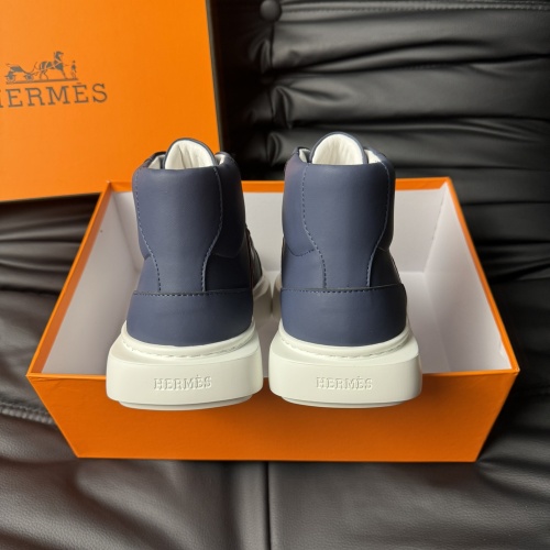 Replica Hermes High Tops Shoes For Men #1266408 $82.00 USD for Wholesale