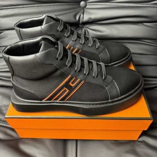 Wholesale Hermes High Tops Shoes For Men #1266409 $82.00 USD, Wholesale Quality Replica Hermes High Tops Shoes