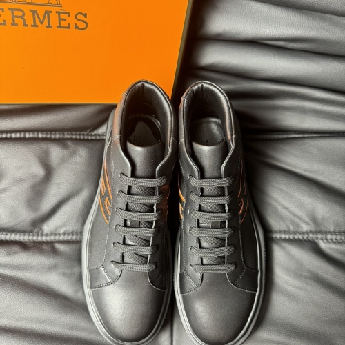 Replica Hermes High Tops Shoes For Men #1266409 $82.00 USD for Wholesale