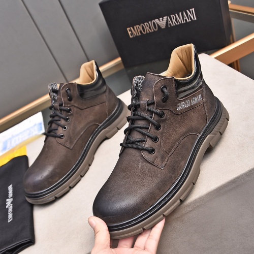 Wholesale Armani Boots For Men #1266412 $88.00 USD, Wholesale Quality Replica Armani Boots