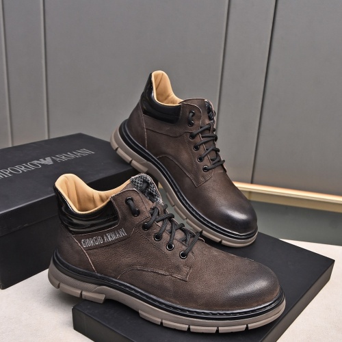 Replica Armani Boots For Men #1266412 $88.00 USD for Wholesale