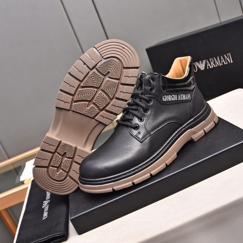 Replica Armani Boots For Men #1266413 $88.00 USD for Wholesale