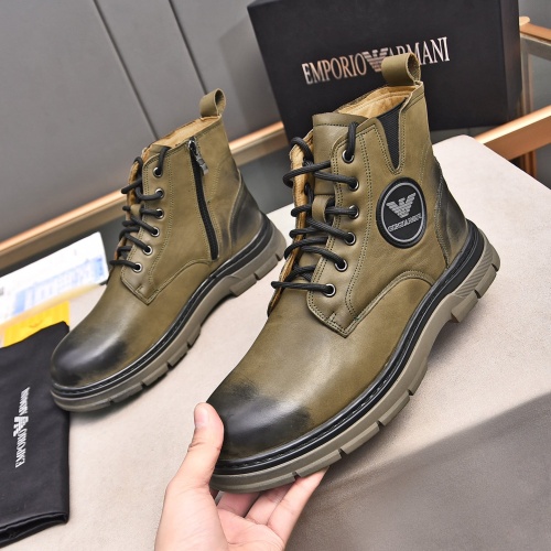 Wholesale Armani Boots For Men #1266414 $92.00 USD, Wholesale Quality Replica Armani Boots