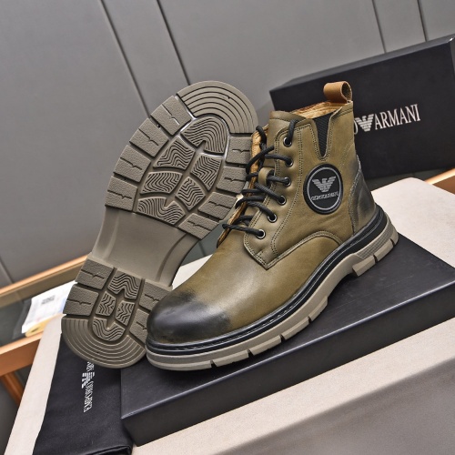 Replica Armani Boots For Men #1266414 $92.00 USD for Wholesale