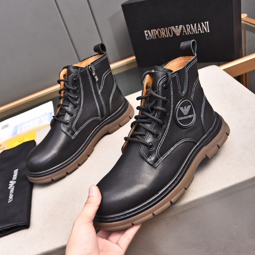 Wholesale Armani Boots For Men #1266415 $92.00 USD, Wholesale Quality Replica Armani Boots