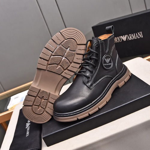 Replica Armani Boots For Men #1266415 $92.00 USD for Wholesale