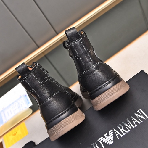 Replica Armani Boots For Men #1266415 $92.00 USD for Wholesale