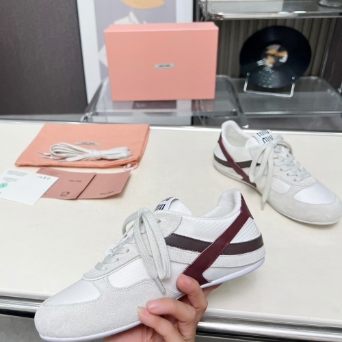 Replica MIU MIU Casual Shoes For Women #1266445 $98.00 USD for Wholesale