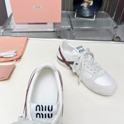 Replica MIU MIU Casual Shoes For Women #1266447 $98.00 USD for Wholesale