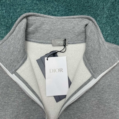 Replica Christian Dior Hoodies Long Sleeved For Unisex #1266485 $82.00 USD for Wholesale