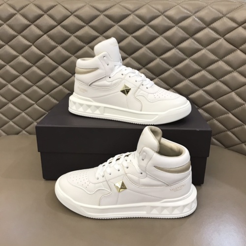 Wholesale Valentino High Tops Shoes For Men #1266488 $96.00 USD, Wholesale Quality Replica Valentino High Tops Shoes