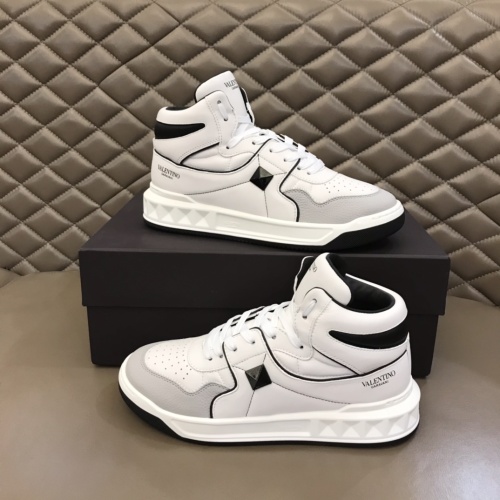 Wholesale Valentino High Tops Shoes For Men #1266490 $96.00 USD, Wholesale Quality Replica Valentino High Tops Shoes