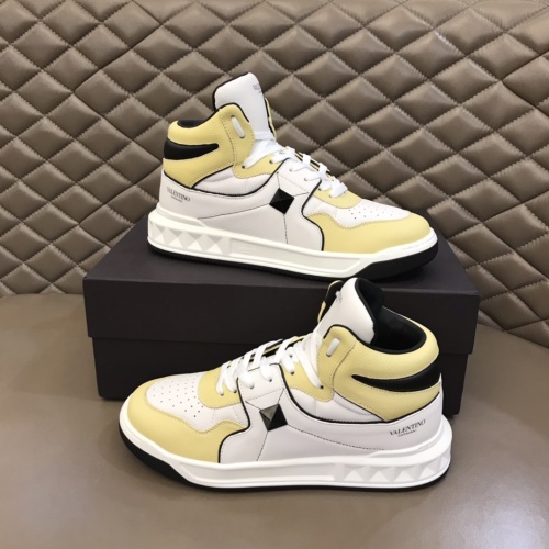 Wholesale Valentino High Tops Shoes For Men #1266492 $96.00 USD, Wholesale Quality Replica Valentino High Tops Shoes