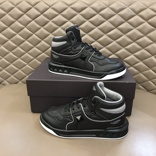 Wholesale Valentino High Tops Shoes For Men #1266494 $96.00 USD, Wholesale Quality Replica Valentino High Tops Shoes