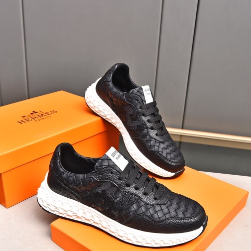 Replica Hermes Casual Shoes For Men #1266559 $76.00 USD for Wholesale