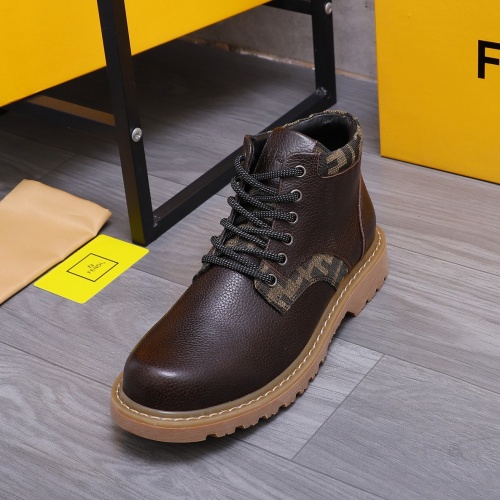 Replica Fendi Fashion Boots For Men #1266587 $85.00 USD for Wholesale