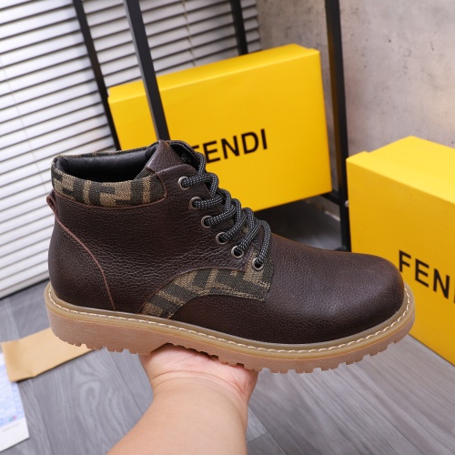 Replica Fendi Fashion Boots For Men #1266587 $85.00 USD for Wholesale