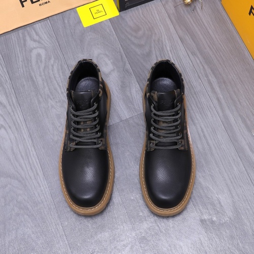 Replica Fendi Fashion Boots For Men #1266588 $85.00 USD for Wholesale