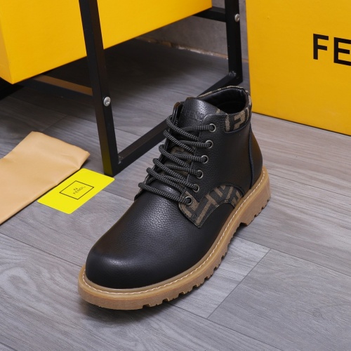 Replica Fendi Fashion Boots For Men #1266588 $85.00 USD for Wholesale