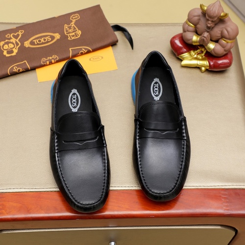 Replica TOD'S Oxfords Shoes For Men #1266603 $85.00 USD for Wholesale