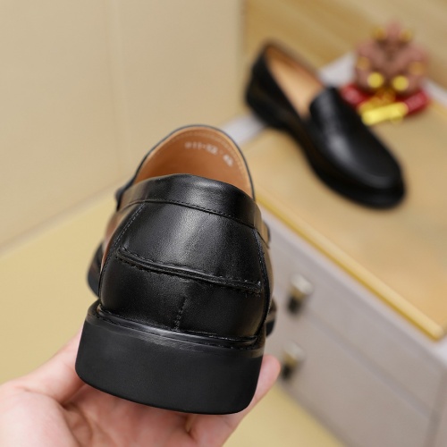 Replica Hermes Leather Shoes For Men #1266608 $82.00 USD for Wholesale