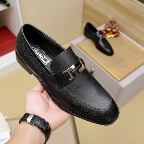 Wholesale Salvatore Ferragamo Leather Shoes For Men #1266612 $85.00 USD, Wholesale Quality Replica Salvatore Ferragamo Leather Shoes