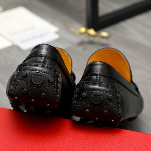 Replica Salvatore Ferragamo Leather Shoes For Men #1266619 $72.00 USD for Wholesale