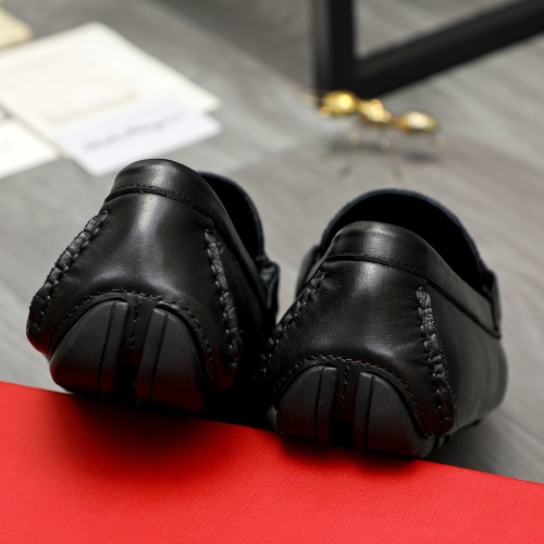 Replica Salvatore Ferragamo Leather Shoes For Men #1266620 $72.00 USD for Wholesale