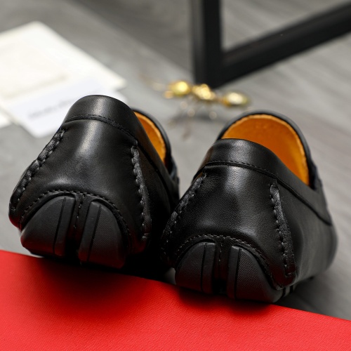 Replica Salvatore Ferragamo Leather Shoes For Men #1266621 $72.00 USD for Wholesale