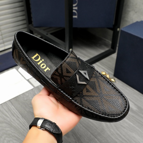 Replica Christian Dior Leather Shoes For Men #1266627 $72.00 USD for Wholesale