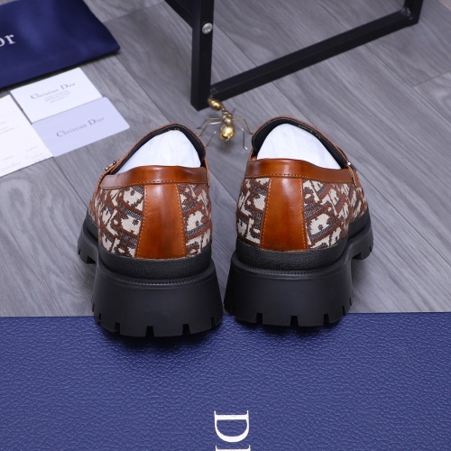 Replica Christian Dior Leather Shoes For Men #1266648 $88.00 USD for Wholesale