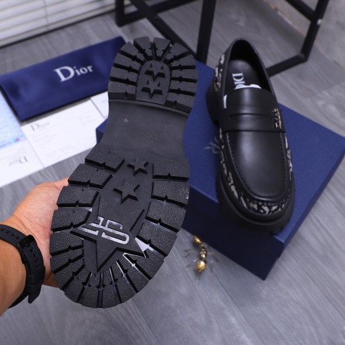 Replica Christian Dior Leather Shoes For Men #1266649 $88.00 USD for Wholesale