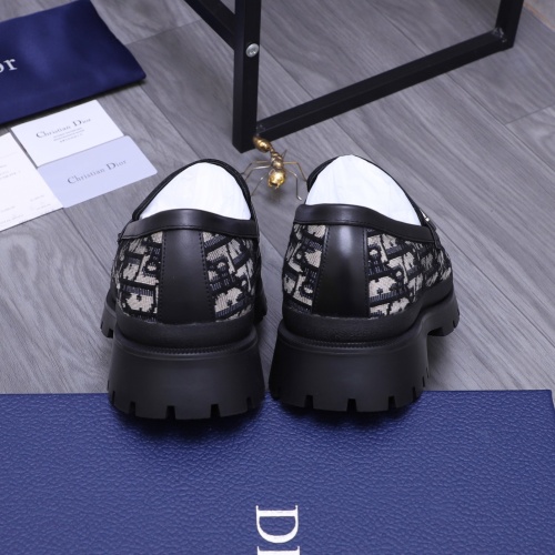 Replica Christian Dior Leather Shoes For Men #1266649 $88.00 USD for Wholesale