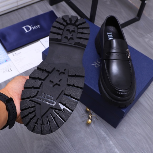 Replica Christian Dior Leather Shoes For Men #1266654 $88.00 USD for Wholesale