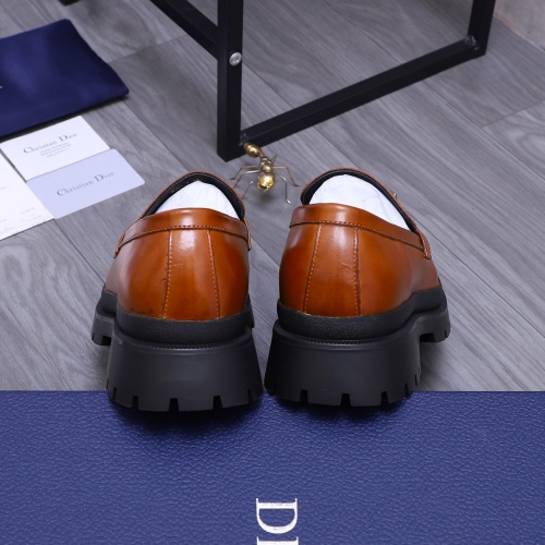 Replica Christian Dior Leather Shoes For Men #1266657 $88.00 USD for Wholesale