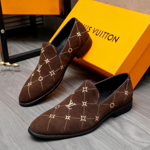 Wholesale Louis Vuitton LV Oxfords Shoes For Men #1266663 $85.00 USD, Wholesale Quality Replica Louis Vuitton LV Oxfords Shoes