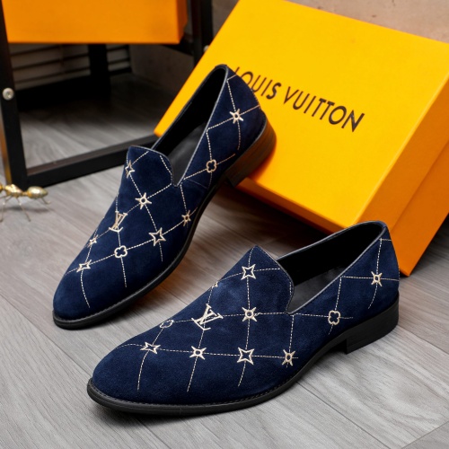 Wholesale Louis Vuitton LV Oxfords Shoes For Men #1266664 $85.00 USD, Wholesale Quality Replica Louis Vuitton LV Oxfords Shoes