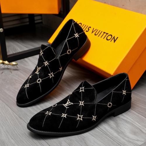 Wholesale Louis Vuitton LV Oxfords Shoes For Men #1266665 $85.00 USD, Wholesale Quality Replica Louis Vuitton LV Oxfords Shoes