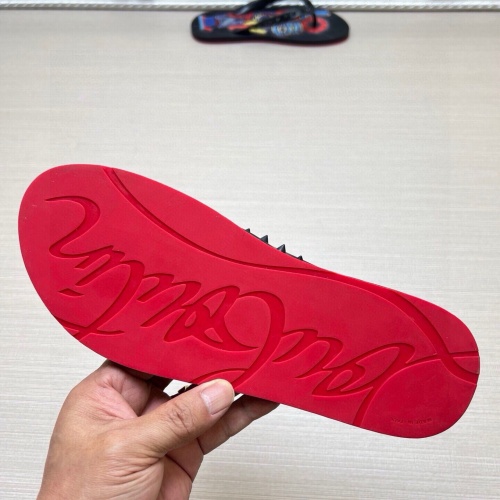 Replica Christian Louboutin CL Slippers For Men #1266707 $45.00 USD for Wholesale