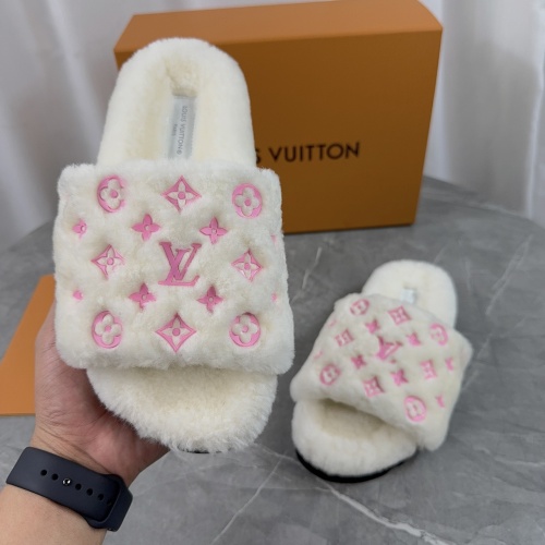 Replica Louis Vuitton Slippers For Women #1266717 $85.00 USD for Wholesale