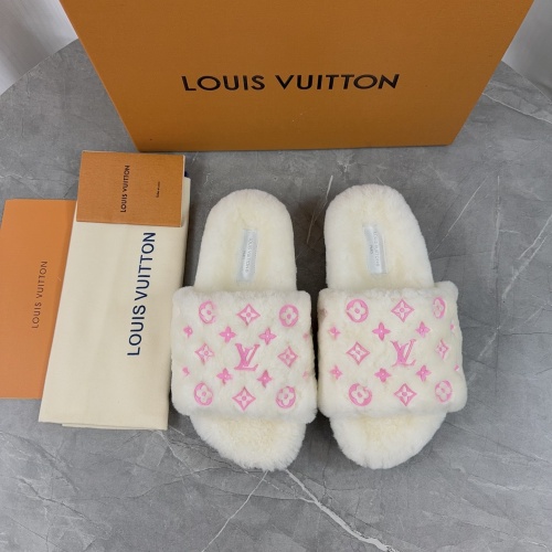 Replica Louis Vuitton Slippers For Women #1266717 $85.00 USD for Wholesale