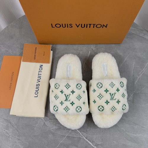 Wholesale Louis Vuitton Slippers For Women #1266721 $85.00 USD, Wholesale Quality Replica Louis Vuitton Slippers