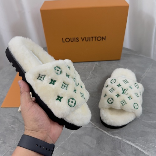 Replica Louis Vuitton Slippers For Women #1266721 $85.00 USD for Wholesale