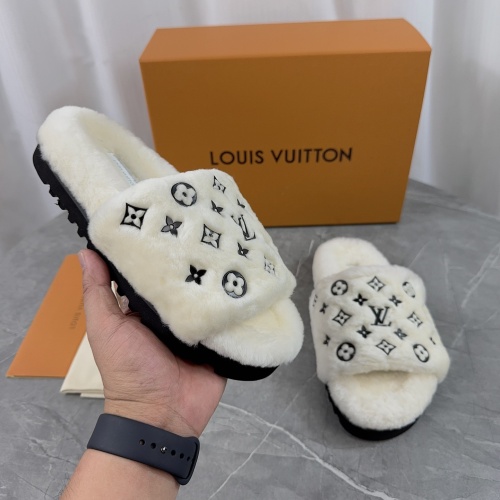 Replica Louis Vuitton Slippers For Women #1266724 $85.00 USD for Wholesale