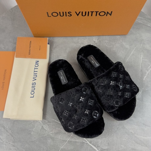 Replica Louis Vuitton Slippers For Women #1266733 $85.00 USD for Wholesale