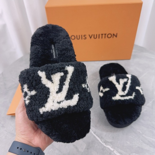 Wholesale Louis Vuitton Slippers For Women #1266738 $85.00 USD, Wholesale Quality Replica Louis Vuitton Slippers