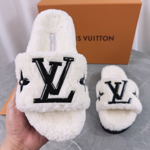 Wholesale Louis Vuitton Slippers For Women #1266739 $85.00 USD, Wholesale Quality Replica Louis Vuitton Slippers